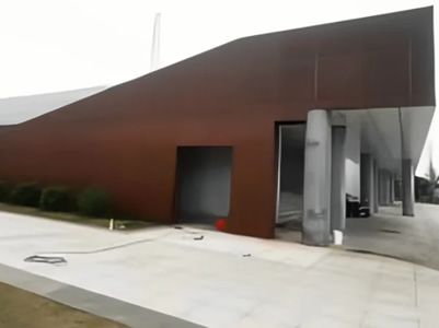 耐候鋼景觀(guān)施工現(xiàn)場(chǎng) 耐候鋼景觀(guān)施工流程